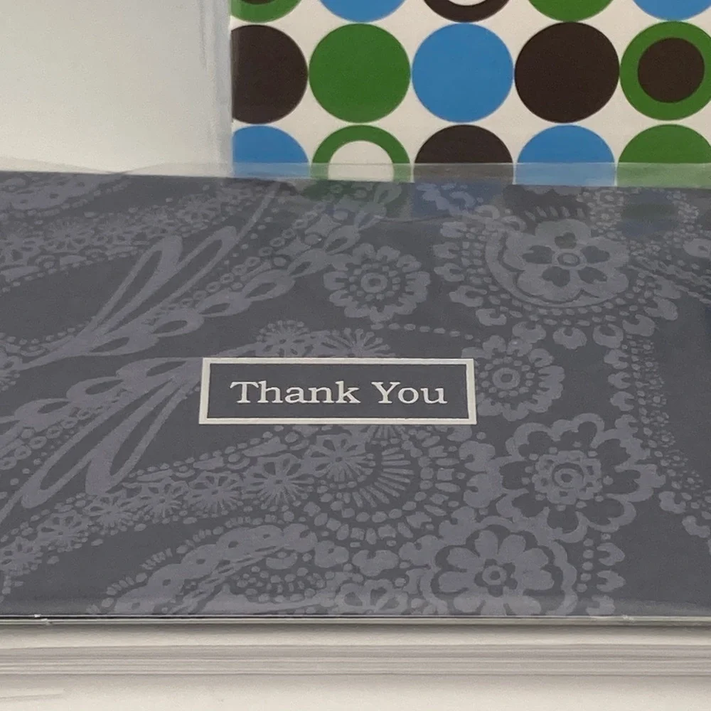 Hallmark Thank You Cards w/Envelopes Flower Thank You 4 Packs